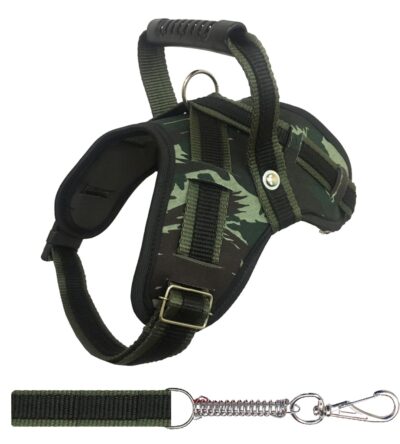 coleira peitoral guia com amortecedor peiteira para cachorros fortes pet coleira peitoral para grande e medio porte