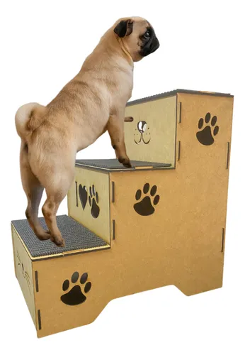 Escada Dog Jump Escadinha P/ Cachorro Morapet Idoso Filhote