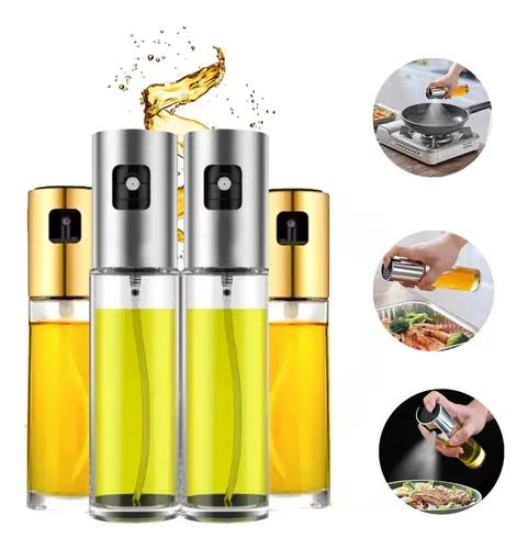 Galheteiro Spray para Temperos em Prata