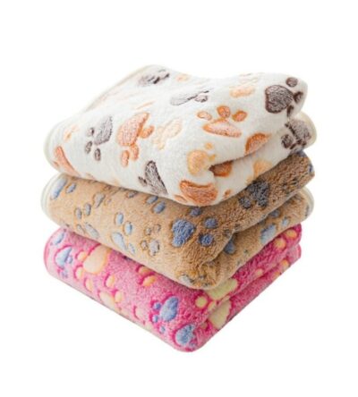 2 Manta Pet Cobertor Estampado ou Cor Lisa - Cachorro e Gato 0,85x0,95