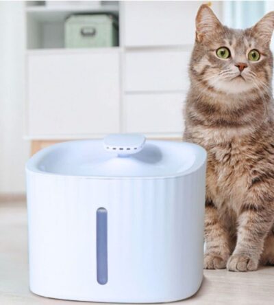 Bebedouro Fonte de Água Elevado Automático Com Filtro Para Pet Gato Cachorro 3L