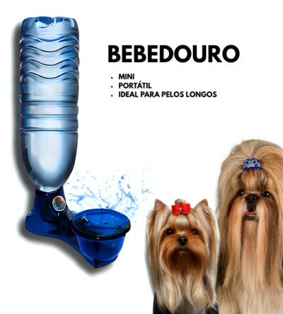 Bebedouro Vida Mansa Mini para Cachorro e Gato, Portátil Pelos Longos Automático