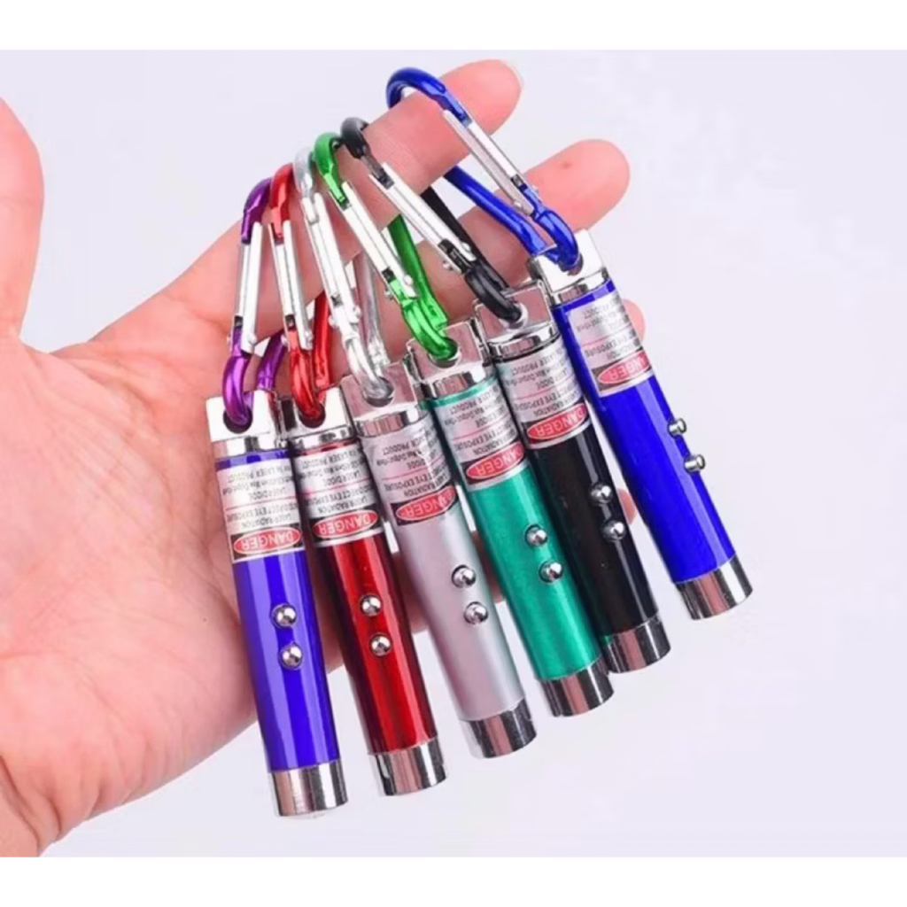 Brinquedo Laser LED 3 em 1/Para Gatos e Cachorros, Caneta Luz Laser Interativa Para Pets.