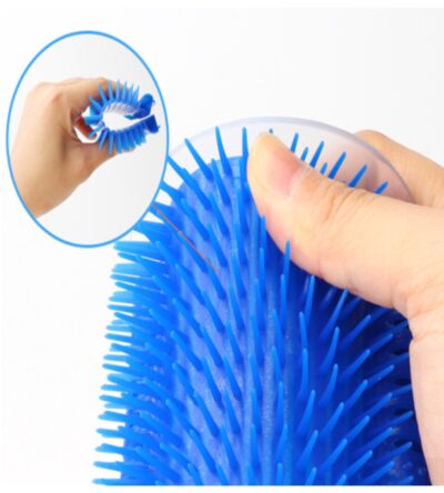 Escova Parede Gato Escovadeira Escova Pet Tira Pelos Gato Catnip Parede Massagem Brinquedo Coçador E scova Gatos