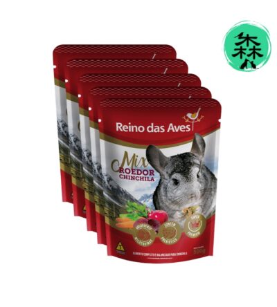 Kit Chinchila Gold Mix 500gr - Reino das Aves - 5 und