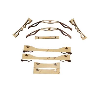 Kit gaiola trinca cortada a laser, saia, arcos, cantoneiras, teto e pezinhos