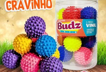 Kit Pote com 16 Bolinha Anti Stress Brinquedo para?Cachorro bola pet bola c/cravo bolinha para Fisioterapia Com 16 unidades