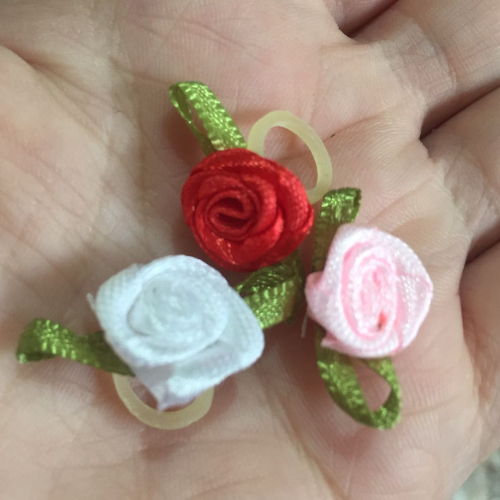 Kit Rosinhas Pet Para Penteado Com 30 Unidades