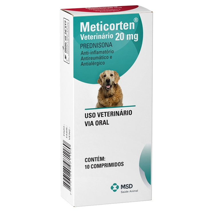 Meticorten 20mg 10 Comprimidos - MSD