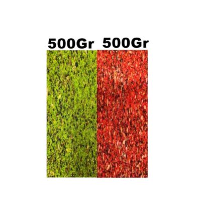 Mix Vitamina Farinhada Jiló + Vermelha para Pássaros Canários - 500Gr Vita Jiló + 500Gr Vita Vermelha Flamingos = 1Kg