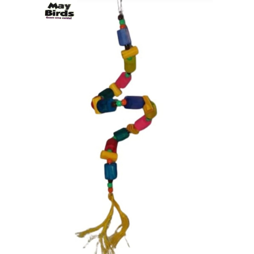 Mobile Espiral para Calopsita e outros Pássaros