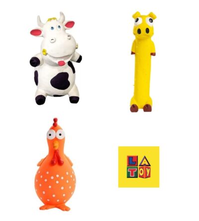 Mordedor Pet Brinquedo Látex c/Apito Latoy Macio Cachorro Gato Oferta