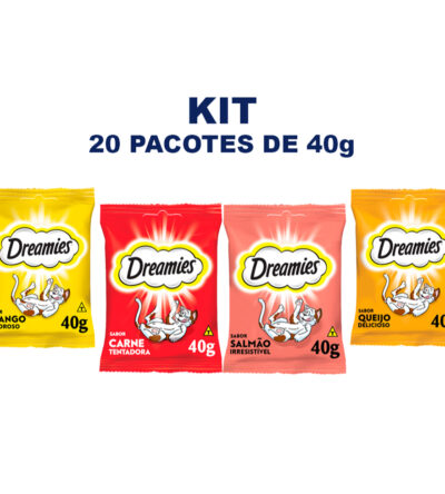 Petisco para Gatos Dreamies 40g 20 unidades
