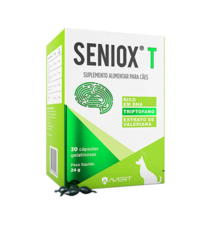 Seniox T Suplemento Alimentar Para Cães 30 Cápsulas