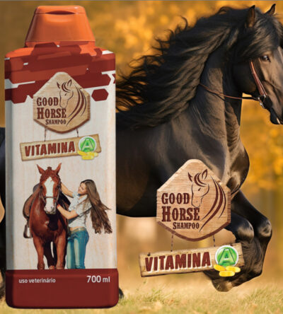Shampoo Good Horse Crescer Cabelo Cavalo Vitamina A Brilho Maciez Vitalidade 700ml