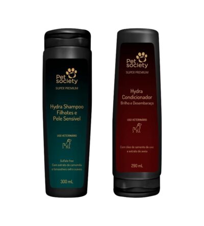 Shampoo Hydra Filhotes 300ml + Brilho E Desembaraço 290ml